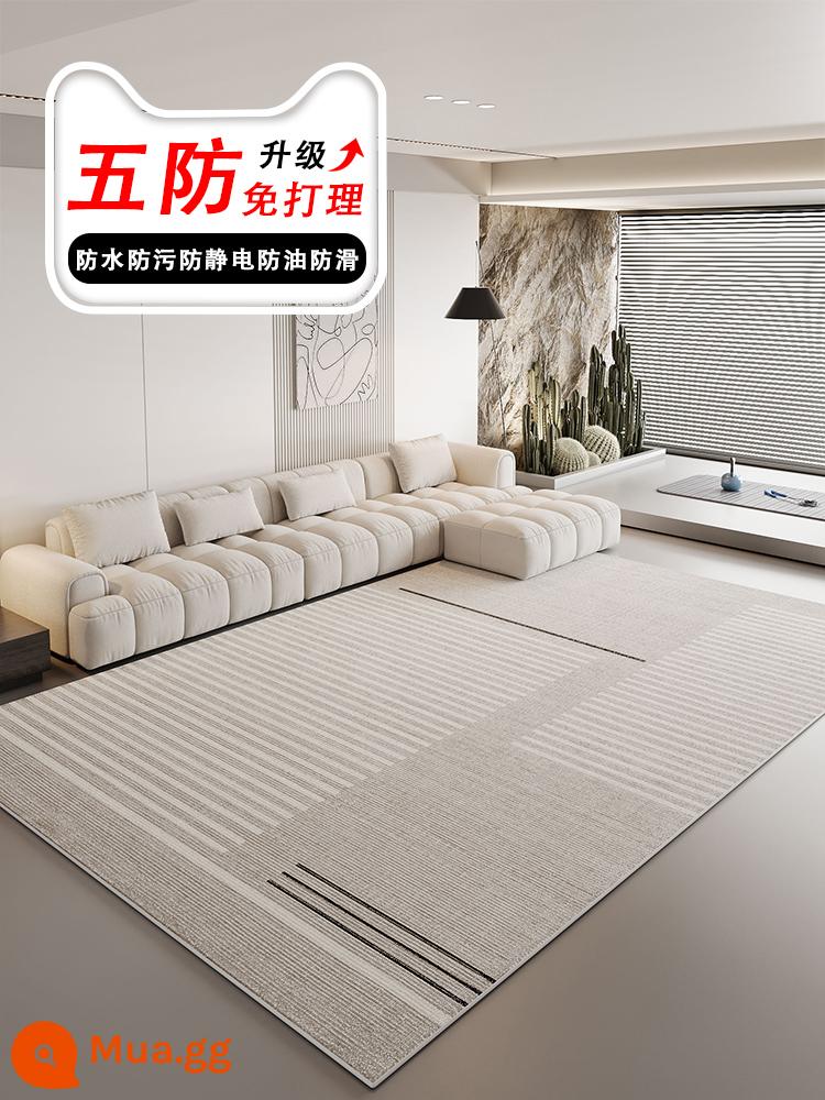 Hiện đại đơn giản phong cách Bắc Âu Thảm phòng khách màu xám cao cấp nhẹ ghế sofa sang trọng 2023 thảm trải sàn phòng ngủ mới - Đơn giản nhưng phi thường (model nâng cấp) 2A