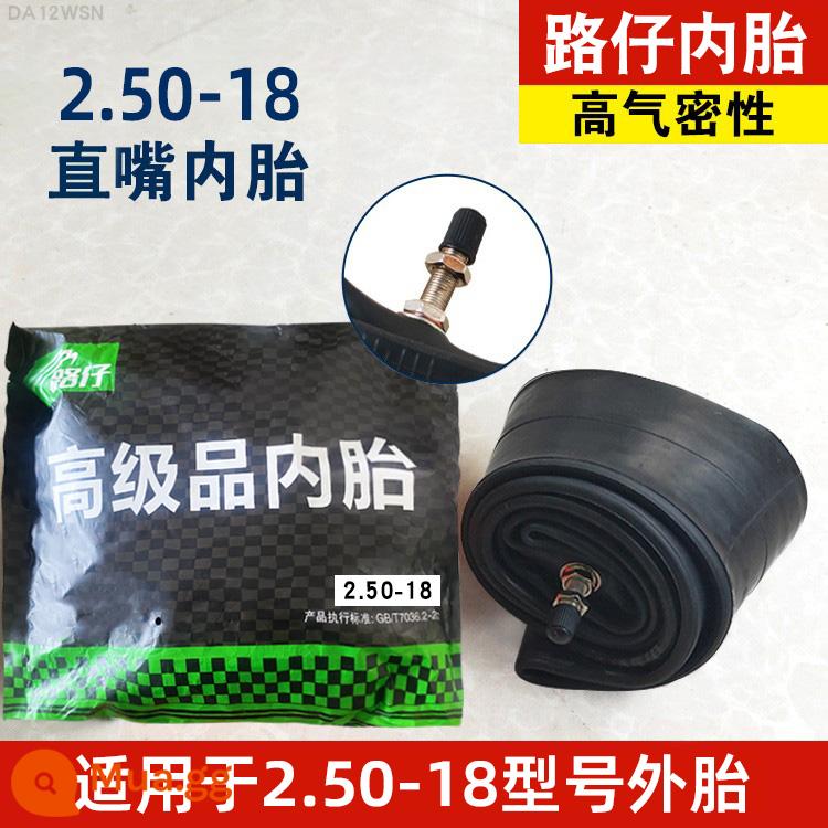 Săm xe máy Zhengxin 2.50/2.75/3.00/3.50/4.00/4.50/5.00-12-17-21-18 - Ống trong cậu bé đường 2,50-18 (miệng thẳng) - Giảm 3 nhân dân tệ khi mua 2 cái trở lên