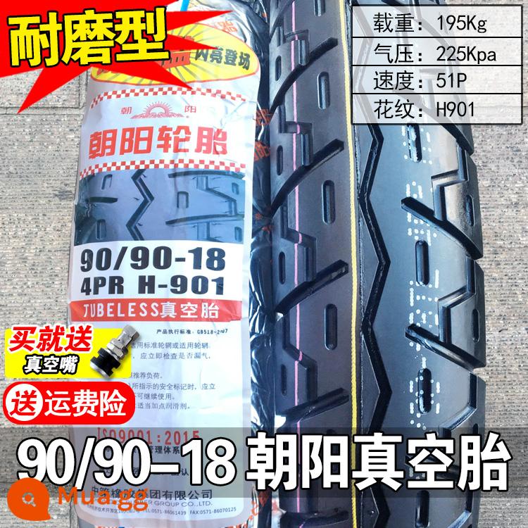 Zhengxin Tyre 90/90-18 lốp không săm 100/80-18 lốp địa hình lốp trước lốp sau lốp xe máy Hạ Môn - Lốp không săm 90/90-18 Triều Dương (bảo hành một năm)