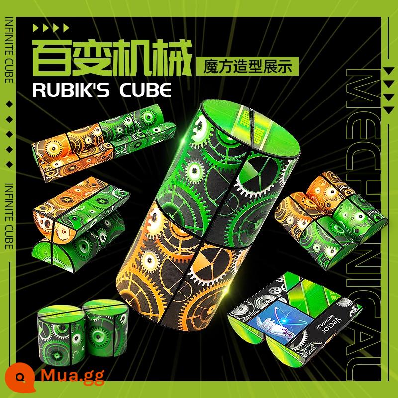 3D lực hình học vô hạn luôn thay đổi ba chiều Khối lập phương Rubik huấn luyện tư duy khó khăn cho trẻ em đồ chơi giáo dục - (Cơ Khí) Khối Rubik Vô Hạn (Đóng Hộp Chính Hãng) Quà Tặng Miễn Phí