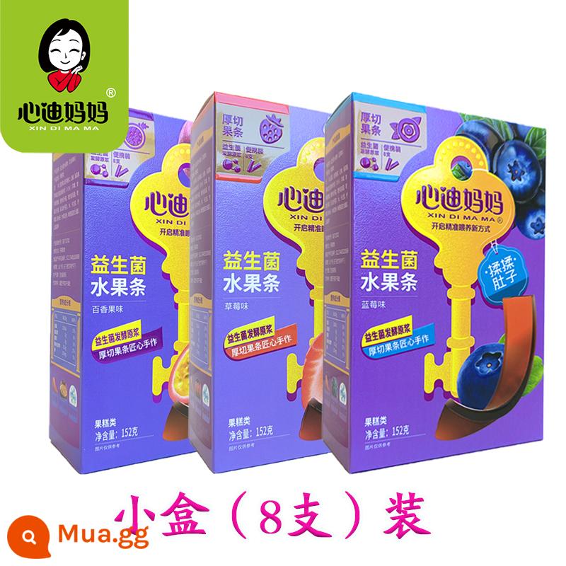 Snack mẹ xindi trái cây tươi dải bột giấy trái cây que táo việt quất dâu 19g/củ - Que trái cây 8 miếng [2 hộp] (lưu ý về hương vị)