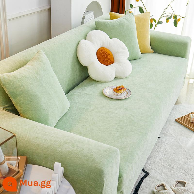 Voan Bốn Mùa Đa Năng Ghế Sofa Tất Cả Đa Năng Ghế Sofa 2022 Mới Đệm Chống Trơn Trượt Bao Khăn Vải - Yunmo-màu xanh bạc hà