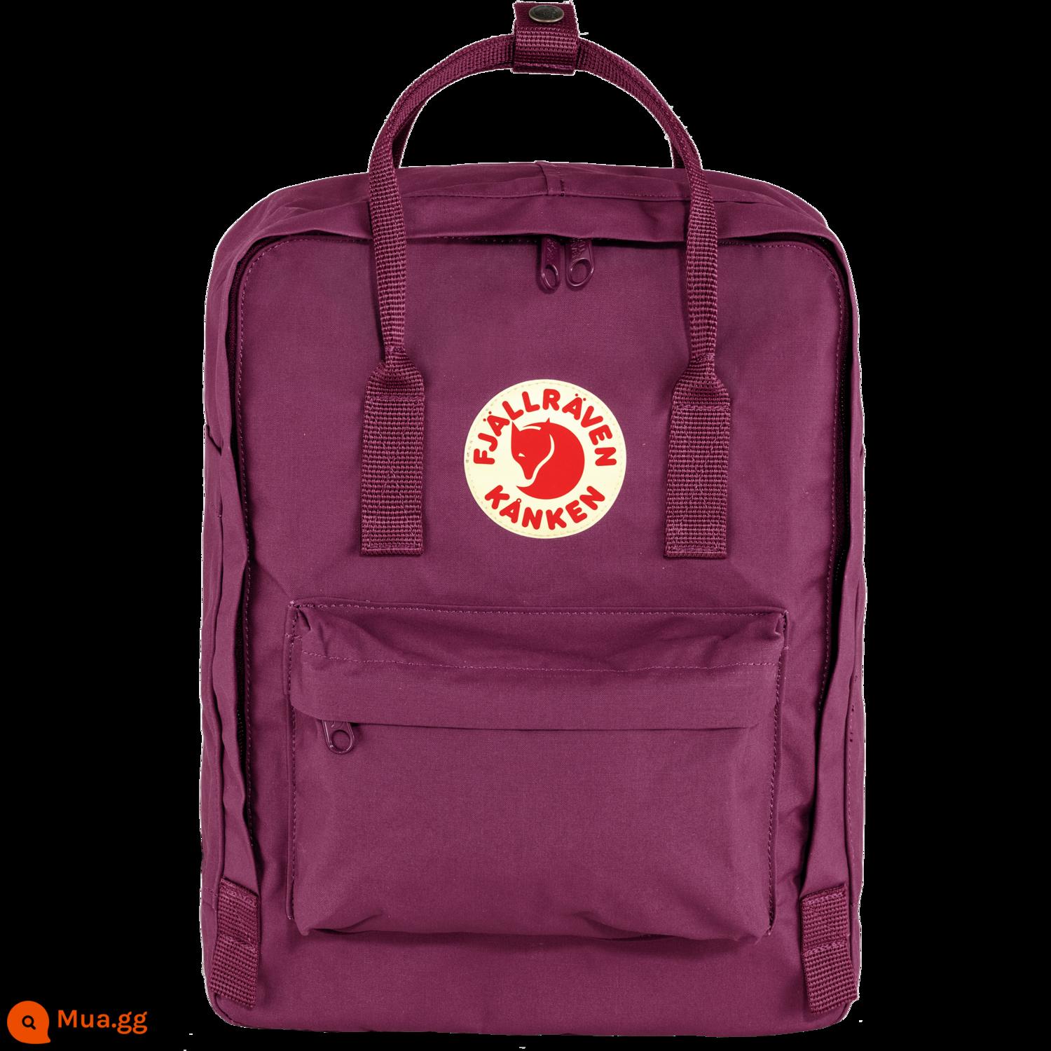 Thụy Điển đích thực Fjallraven cáo bắc cực ba lô Kanken nam nữ nhẹ ba lô du lịch túi thể thao - Hoàng Gia Tím 421