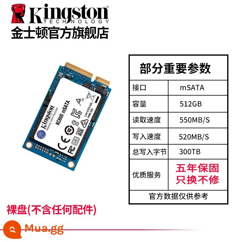 Ổ cứng thể rắn SSD Kingston240G/480G/960G máy tính xách tay máy tính để bàn sata2.5 inch phi 500g - [Chỉ dành cho máy tính xách tay] mSATA3.0/512GB tốc độ cao