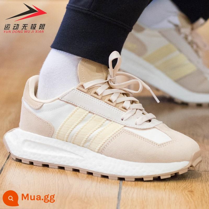 Giày adidas clover nam nữ giày chạy bộ thể thao RETROPY E5 mùa đông 2022 GW6572 6779 - IE1927 màu hồng thịt/trắng/vàng nhạt/nâu