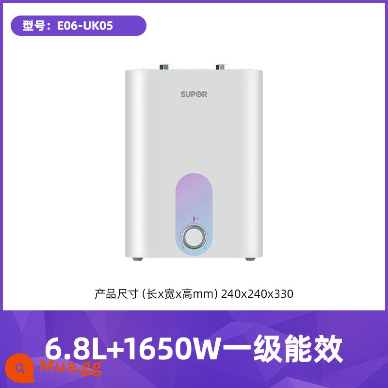 Supor bếp nhỏ kho báu tốc độ máy nước nóng nhiệt điện hộ gia đình nhỏ mini công suất lớn lưu trữ nước loại kho tàng nhà bếp dưới quầy - Hồng