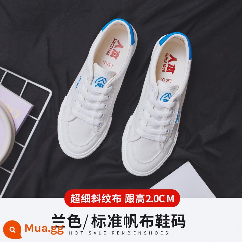 Renben 2022 Mẫu Đôi Giày Vải Giày Sneakers Ins Triều Mùa Xuân Phong Cách Hot Giày Nhỏ Màu Trắng Giày Nữ Phong Cách Cổ Điển Mới - Prynne