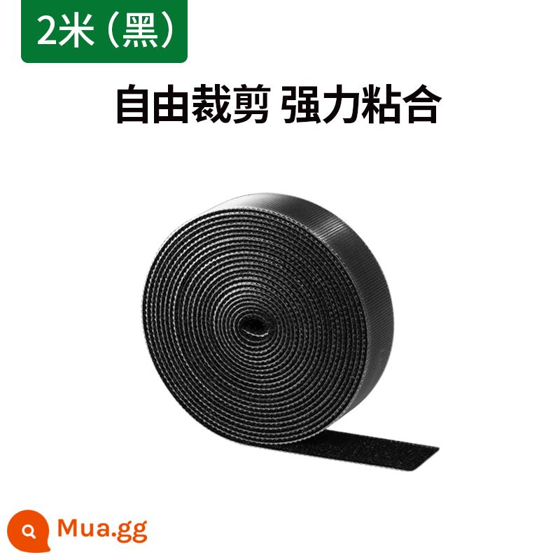 Green Link manager cáp dữ liệu lưu trữ máy tính Dây buộc cáp Velcro dây cáp sạc với bộ cố định cuộn dây máy tính để bàn - [2 mét] Được nâng cấp và mở rộng để quản lý cáp chắc chắn hơn*có thể tái sử dụng