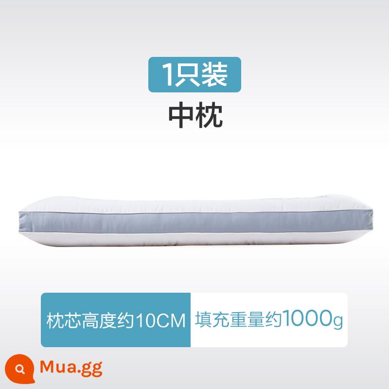 Chăn ga gối trang trí phía nam gối cotton rập khuôn lớp A kháng khuẩn cột sống cổ giúp ngủ ngon ký túc xá sinh viên người lớn lõi gối hộ gia đình - 0Gối tiêu chuẩn Kanun Yumemakura - Trắng - Vừa