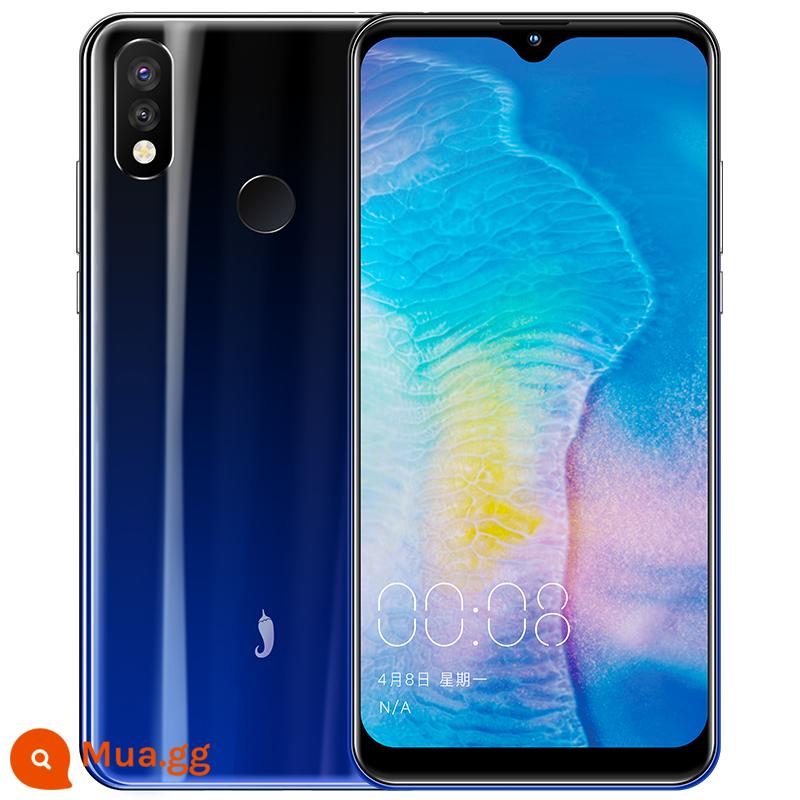 Pepper mới thông minh đầy đủ mạng Netcom 4G octa-core 8G chạy bộ nhớ 128G nam nữ sinh viên người già sao lưu điện thoại thông minh Android WeChat tám mặt mở vân tay máy giá rẻ ngàn tệ - Đổ dốc màu đen