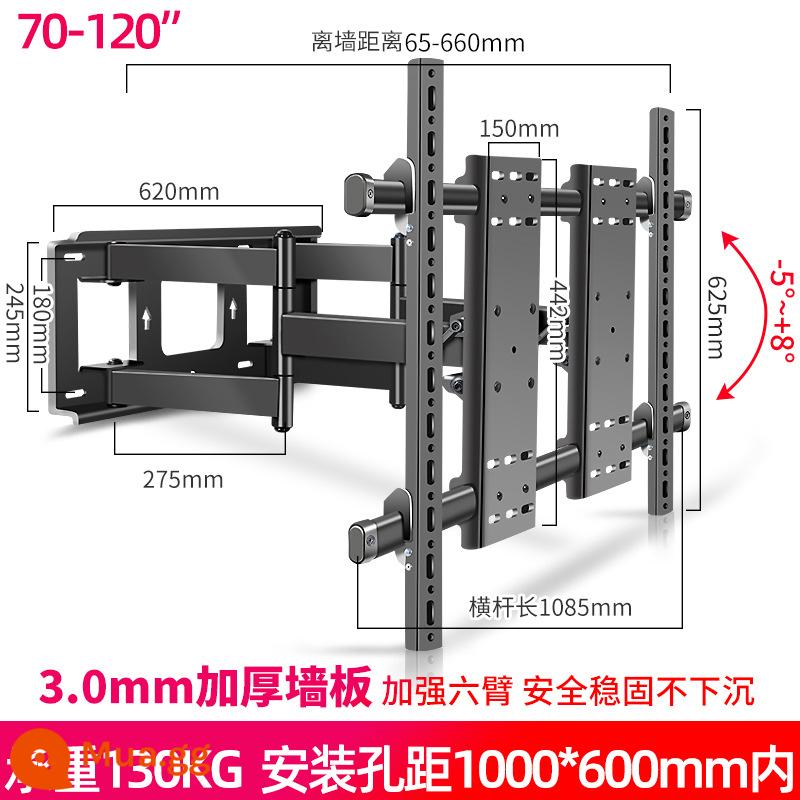 Giá Treo Tường Xoay Treo Tường Kính Thiên Văn Đa Năng Cho TV 75/86/98/100 Inch Sony Samsung Xiaomi - Giá xoay kính thiên văn màn hình lớn 70-120 inch DY1000