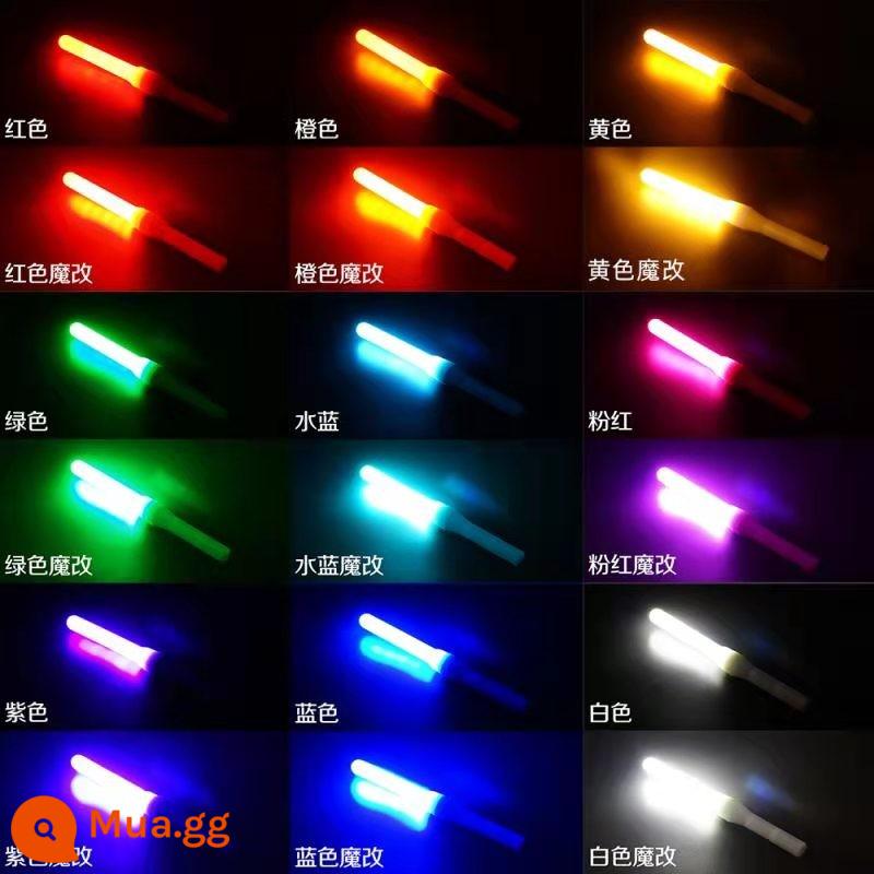 Renguang Society Light Feather Star PL bùng nổ thanh huỳnh quang điện tử PolarLight thanh thay đổi ma thuật nên hỗ trợ cuộc gọi nghệ thuật WOTA - Gói giảm giá 10 chiếc (vui lòng lưu ý màu sắc) Pin thử nghiệm tích hợp