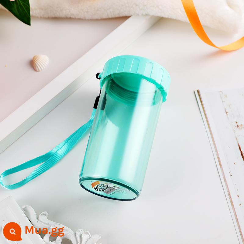 Tupperware Thanh Lịch Cốc Nước 300Ml Nhựa Chống Rò Rỉ Di Động Cốc Thể Thao Nhà Chống Rò Rỉ Cốc Nước Sinh Viên - Màu xanh bạc hà