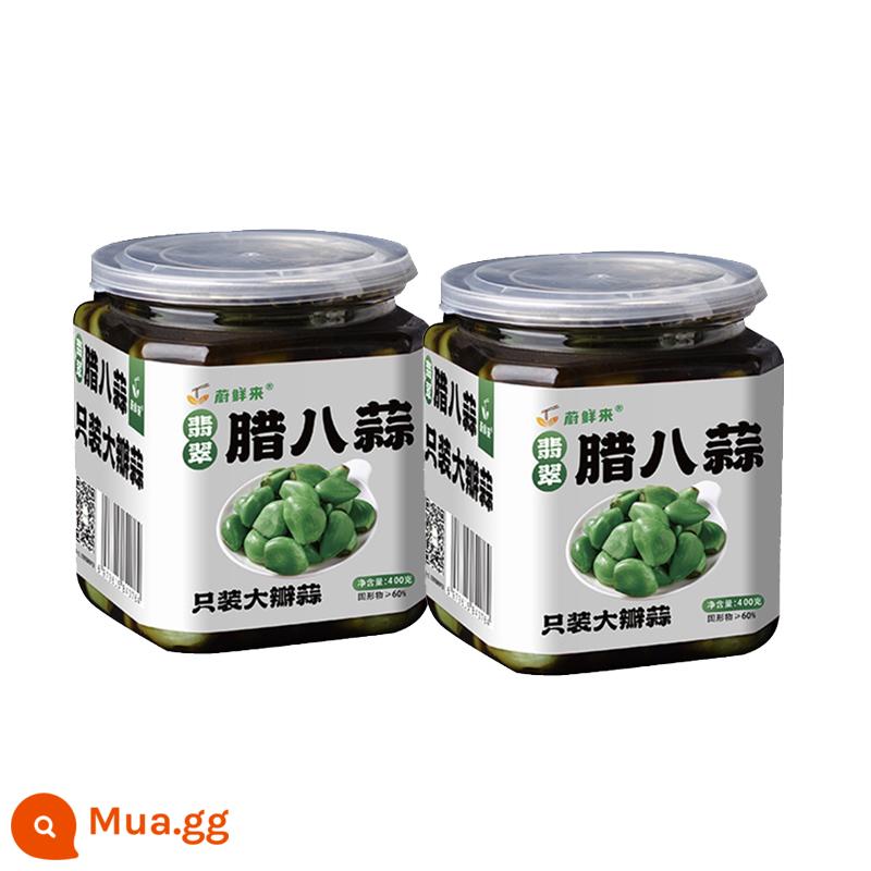 Wei Xian Lai Jade Laba Tỏi 400g * 2 lon tỏi ngâm giấm Sơn Đông đích thực, tỏi xanh, tỏi đường, dưa chua dùng cơm - Hương vị ban đầu