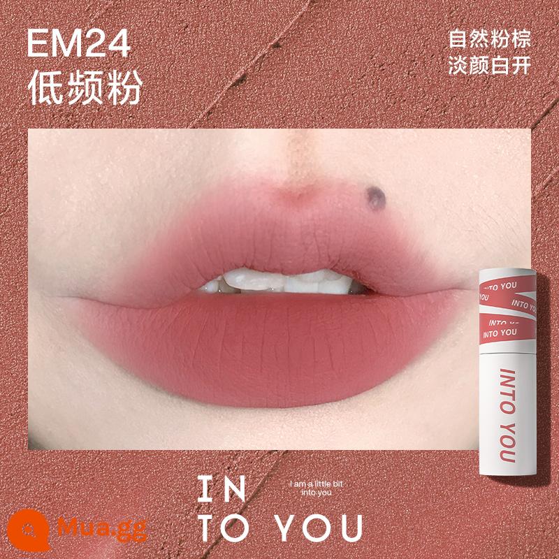 VÀO BẠN Heroine Lip Mud Matte Matte Lip Glaze Lip Gloss Lip Gloss Lip Cheek Dual-Công dụng Son môi giá rẻ Làm trắng - Bột tần số thấp EM24