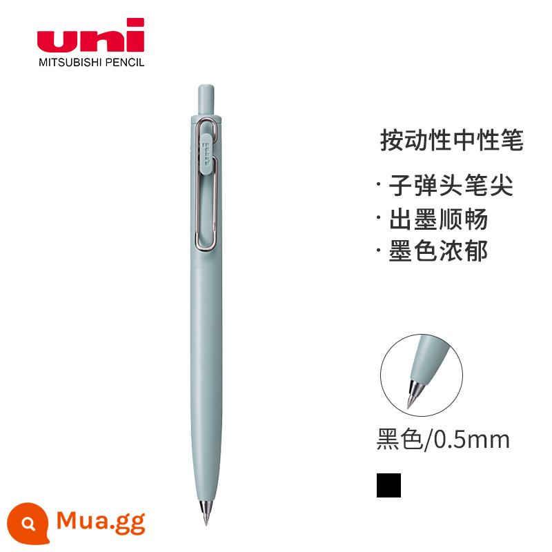 Mitsubishi UMN-SF-05/38 phiên bản nâng cấp lõi dày nhỏ bút gel bấm uni-ball one F series 0.5 - Que xanh lõi đen 0,5mm