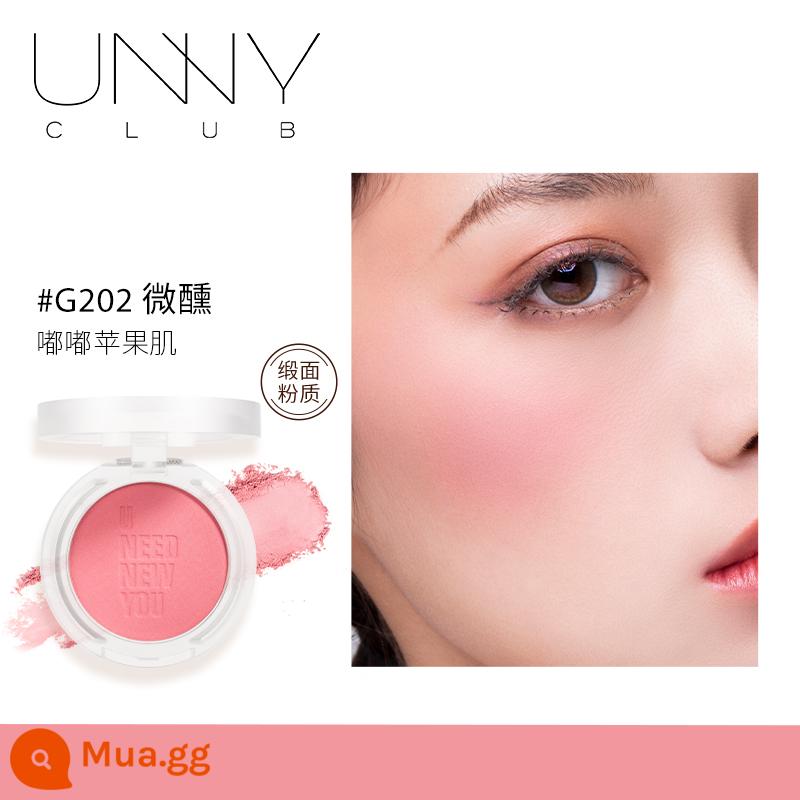 unny club color matching má hồng dạng kem trang điểm màu nude lâu trôi tự nhiên tinh tế học sinh mềm mượt chỉnh sửa khuôn mặt tự nhiên - G202 say xỉn