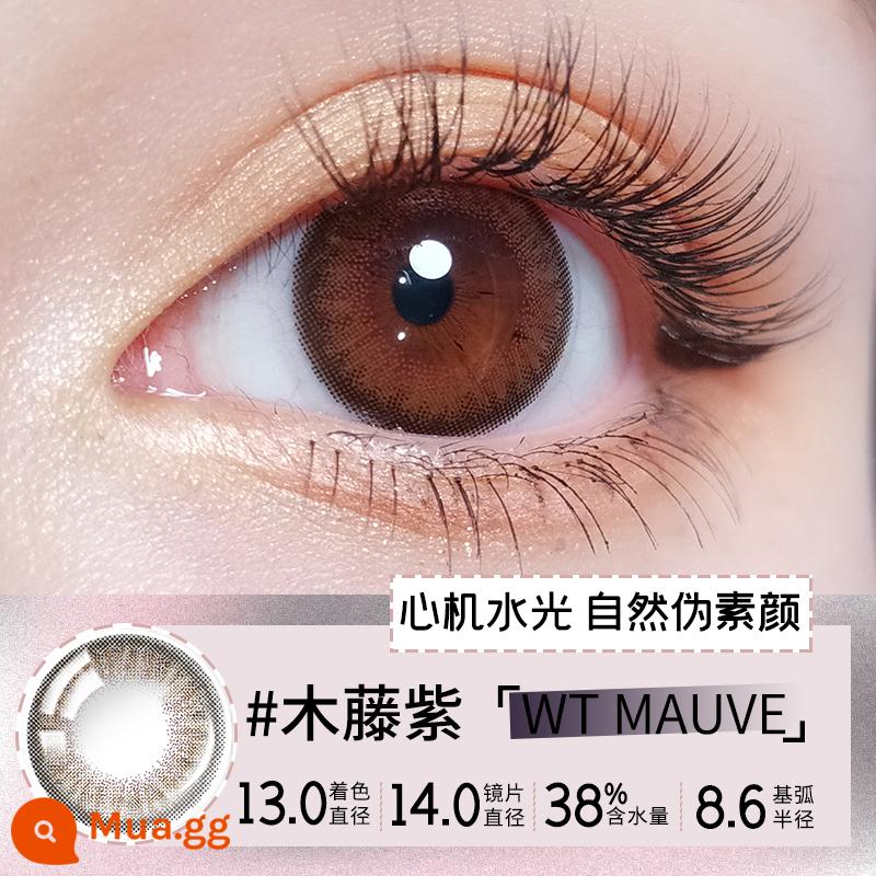 LaPeche Labai Thơ Màu Kính Áp Tròng Hanami Beauty Liên Hệ Hàng Tháng Ném 1 Miếng Hashimoto Kannai Đường Kính Sương Mù Trà Xám - #hotbánmodel#Muto Purple [được người mới khuyên dùng, trang điểm giả bóng nước tự nhiên]