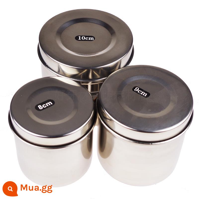 Răng Miệng Khay Inox Nha Khoa Có Nắp Đĩa Vuông Lưu Trữ Kim Loại Dụng Cụ Hộp Cotton Nhíp Thùng Cong Eo Đĩa - Chất liệu cotton trụ nhỏ 8cm 201