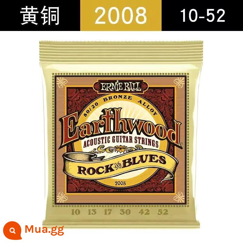 Ernie Ball Mạ Niken Dây Đàn Guitar Điện Dân Gian Cổ Điển Acoustic 2221 2223 Bộ Dây EB Trong Nước - 2008(10-52)Đàn guitar dân gian