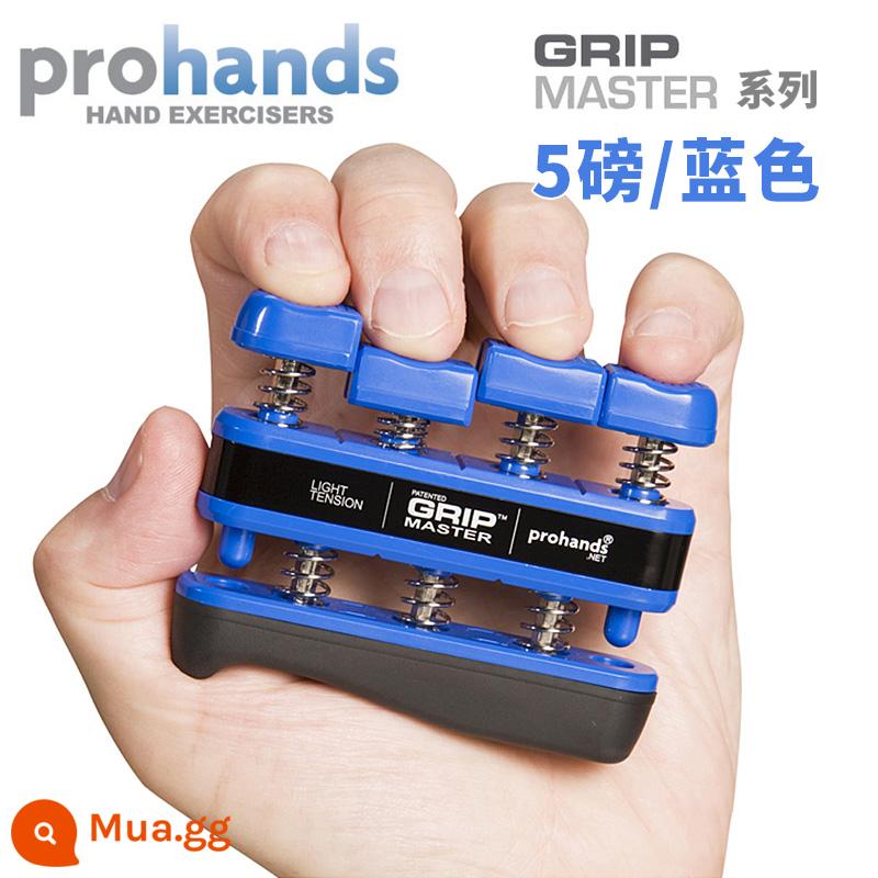 American ProHands VIA đàn piano dành cho người lớn dành cho trẻ em luyện ngón tay cầm huấn luyện lực ngón tay đàn guitar thiết bị lực ngón tay - GRIP Xanh 5 lbs.