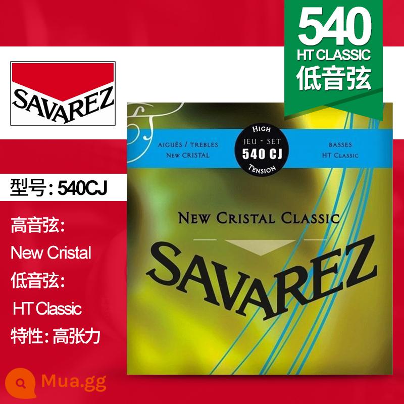 Dây đàn guitar cổ điển Pháp Savarez Savarez 510AJ 500CJ CR AR Bộ dây nylon - Điện áp cao 540CJ