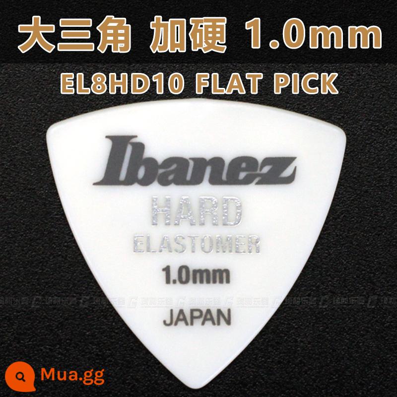 Chất liệu Qi Ibanez Ibana Elastomer Bakelite mái chèo đàn guitar dân gian Nhựa đàn hồi cao sản xuất tại Nhật Bản - EL8HD10 tam giác lớn 1.0mm