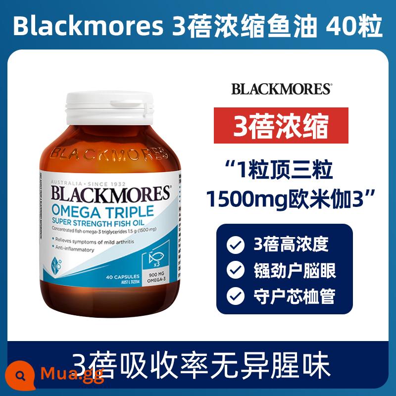 Dầu cá Blackmores Gia Bảo của Úc dầu gan cá tuyết biển sâu omega3 viên nang mềm dành cho người trung niên và người già không có vị tanh - trời xanh