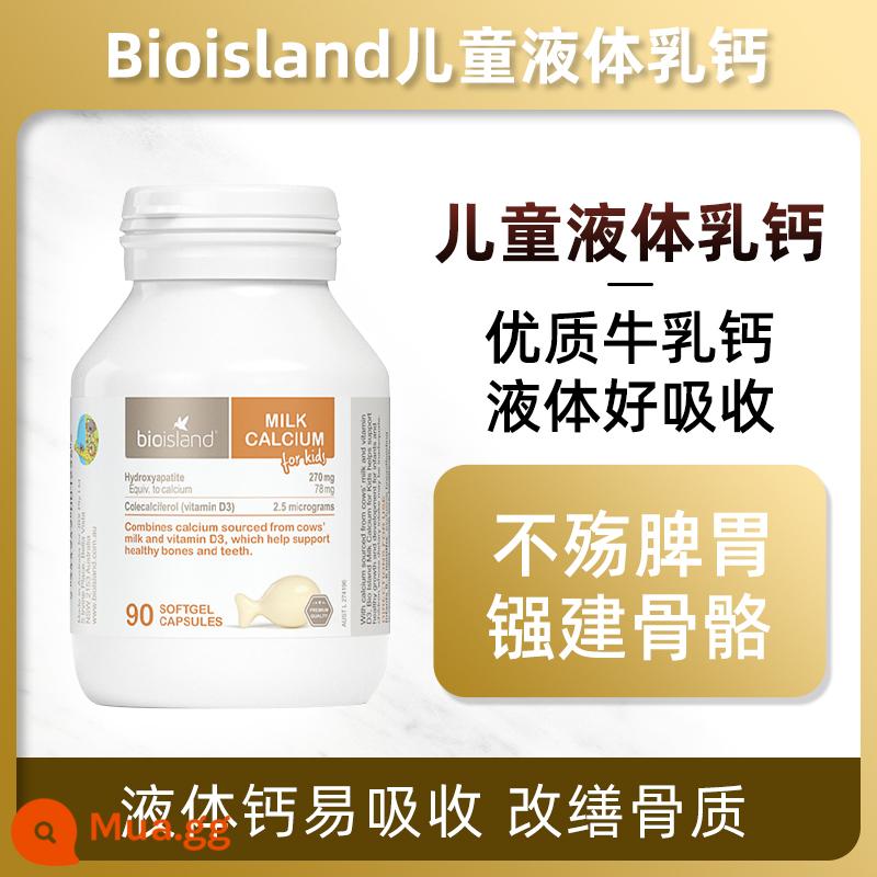 Sữa Baiao Langde Bio Island của Úc bổ sung canxi bioisand cho trẻ sơ sinh và trẻ nhỏ canxi dạng lỏng cho bé - Sữa canxi trẻ em