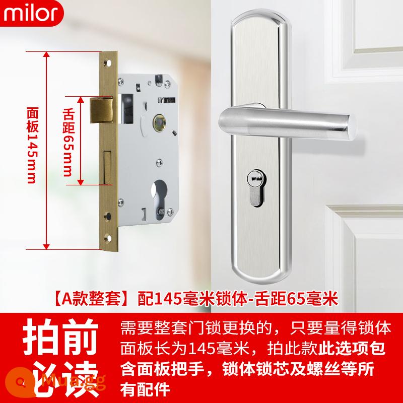 Khóa cửa phòng ngủ trong nhà trong nhà -nhà cửa khóa cửa gỗ miễn phí -cửa điều chỉnh cửa tay cầm tay cầm tay tay cầm tay tay cầm tay cầm tay cầm tay cầm tay cầm tay cầm tay cầm tay cầm tay cầm tay - [Một bộ hoàn chỉnh] Thân khóa 145 - khoảng cách lưỡi 65