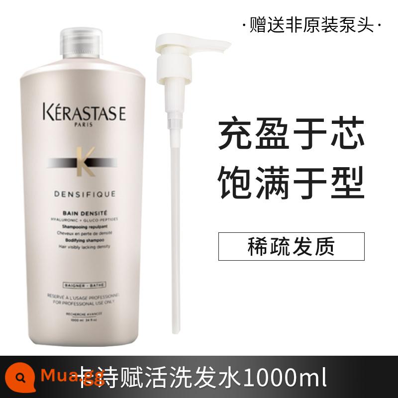 Dầu gội Kérastase Paris 250ml Black Diamond Caviar Chức năng kép Root Chăm sóc đặc biệt Kiểm soát dầu Trị gàu Vitality Ginger Chống rụng - Dầu gội phục hồi tóc Kerastase Paris Platinum 1000ml