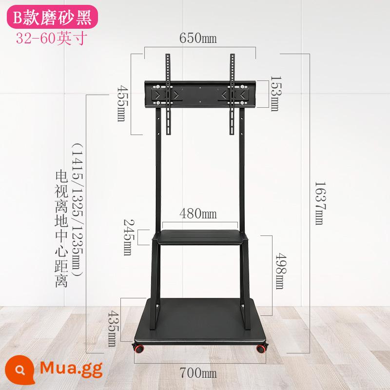 55 Giá đỡ TV Di động 65 Giáo dục Tất cả Hội nghị Thông minh Xe đẩy Sàn phẳng 75 Móc treo 85 inch Đa năng - Loại B phù hợp cho 32-60 inch