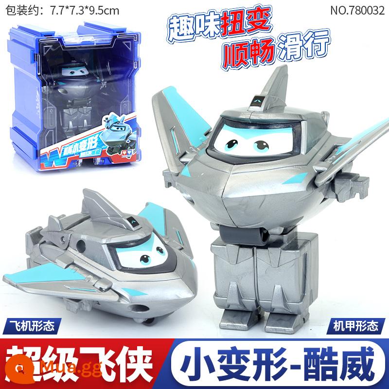 Mới Audi Đôi Kim Cương Siêu Cánh Daledi Siêu Thiết Bị Chuyển Đổi Âm Thanh Và Ánh Sáng Robot Trẻ Em King Kong Đồ Chơi - [Hộp chứa máy bay màu xanh biến dạng lớn] Coolway