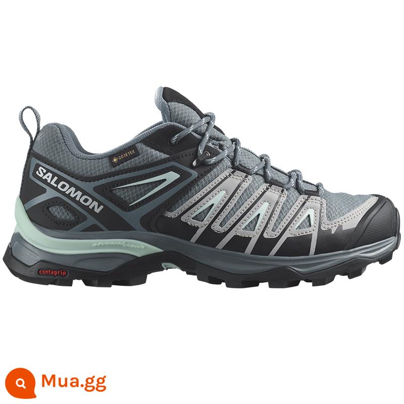 Giày đi bộ đường dài chống nước Salomon Salomon cổ thấp thể thao nữ chống trượt X ULTRA PIONEER GTX W - Màu mực 471702