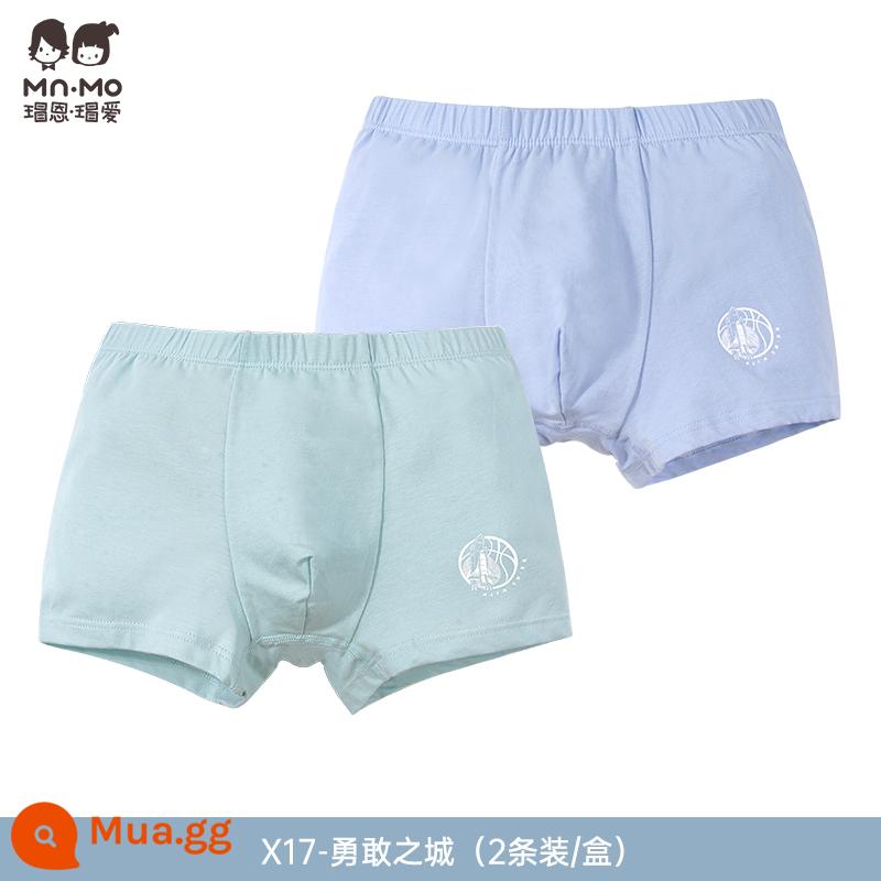 Mao En Mao love bé trai quần sịp boxer cotton cotton trẻ em quần short boxer bé trai tuổi teen - X17-Thành phố của những thiếu niên dũng cảm