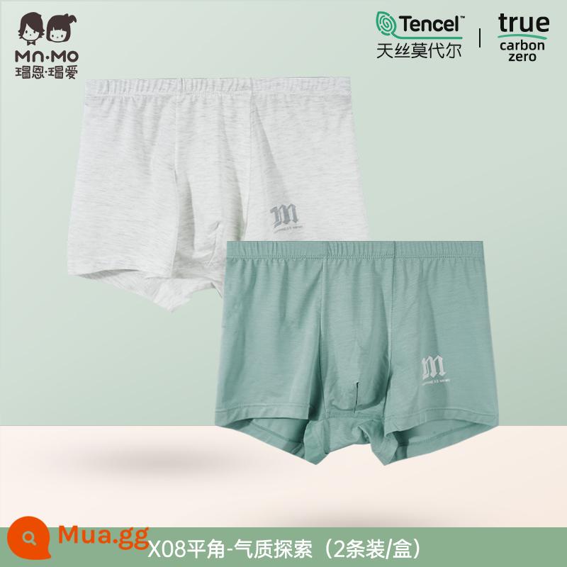 Quần lót bé trai quần boxer kiểu dáng trẻ em Maoen Maoai phần mỏng quần đùi thoáng khí quần boxer trẻ em trung và lớn - Thăm dò tính khí X08#