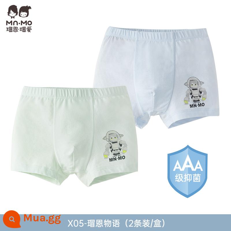 Mao En Mao love bé trai quần sịp boxer cotton cotton trẻ em quần short boxer bé trai tuổi teen - X05-Truyện Mao Ân (kháng khuẩn)