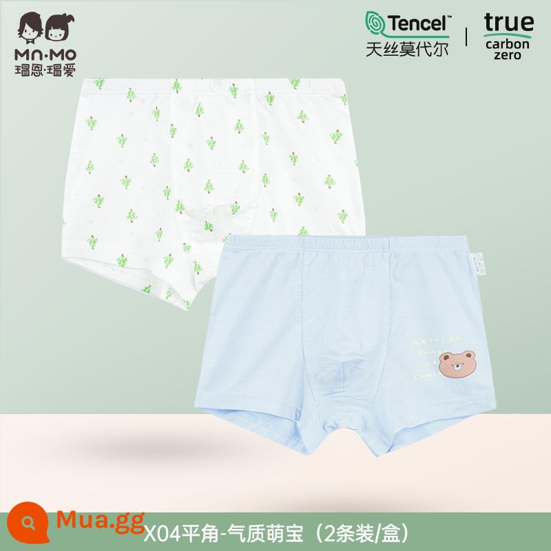 Quần lót bé trai quần boxer kiểu dáng trẻ em Maoen Maoai phần mỏng quần đùi thoáng khí quần boxer trẻ em trung và lớn - X04# Tính Khí Dễ Thương Em Bé