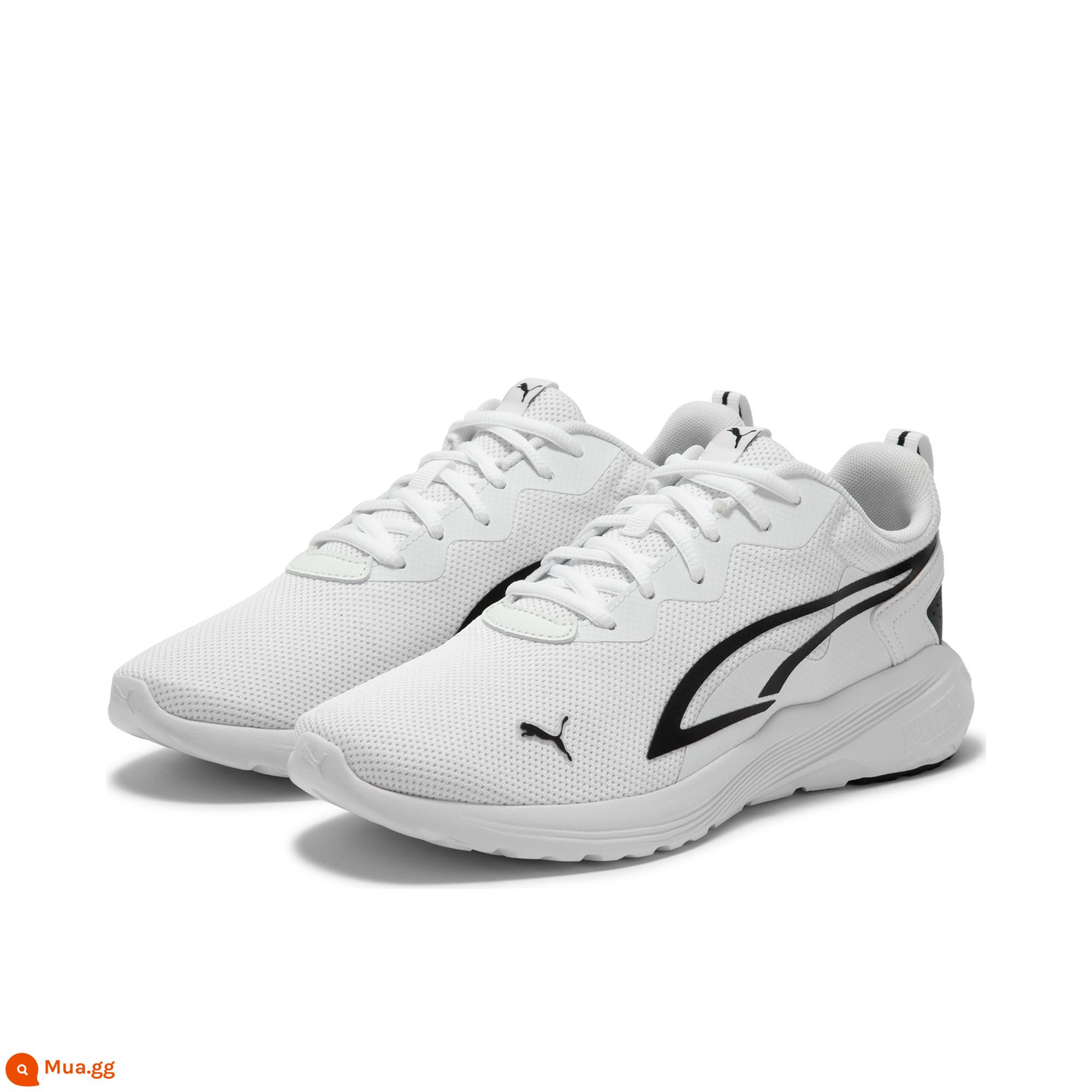 Puma Puma chính thức nam và nữ cặp đôi cùng một đôi giày chạy cả ngày hoạt động 386269 - Trắng-Đen-04