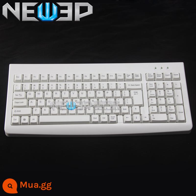 Bàn phím tính tiền android bàn phím tính tiền phụ kiện bàn phím siêu thị hiệu thuốc quán trà sữa full key cap chống nước USB chống mài mòn - 101 Dây PS2 trắng 80cm