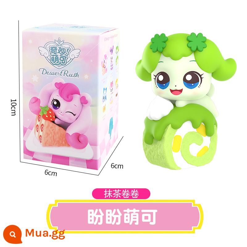 Tuyệt vời Mengke Toy Blind Box Hạnh phúc Tình yêu Mengke Món tráng miệng Series Doll Elf Doll Panpan Cô gái dễ thương - Mingbox [Matcha Roll-Panpan Mengke]