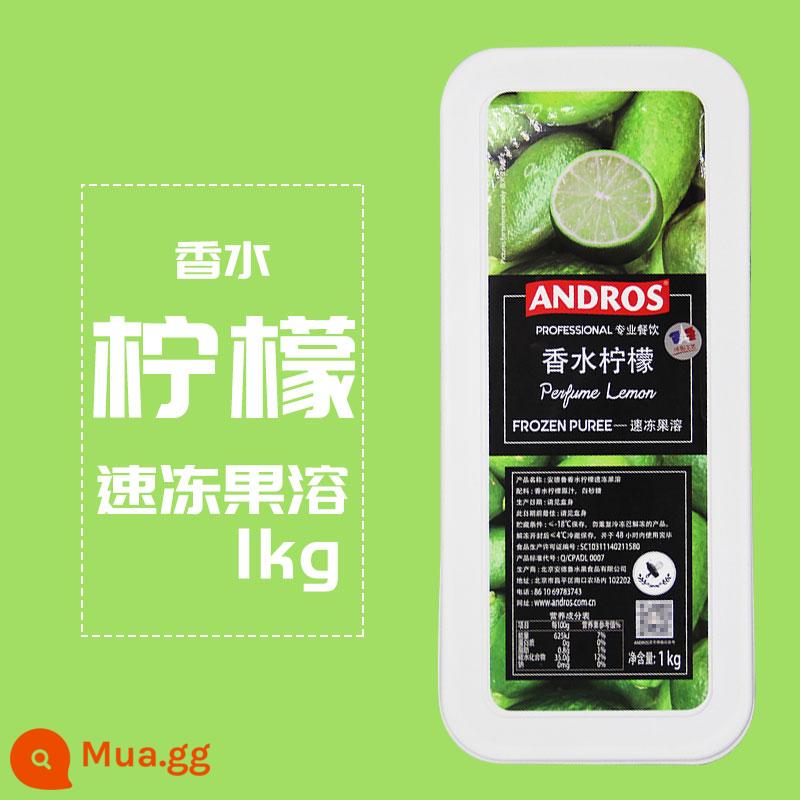 Andrew đông lạnh xay nhuyễn trái cây 1kg việt quất xoài dâu xay nhuyễn quả mâm xôi xay nhuyễn vải thiều bí ngô dừa xay nhuyễn - Hương chanh