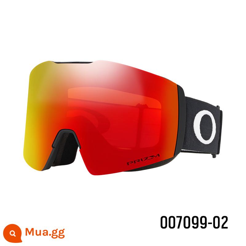 Oakley Oakley Ski Goggle Spectrum Ruizhi Thiết bị trượt tuyết hình trụ FALL LINE XL - Puruizhi lửa đỏ 0OO7099-02