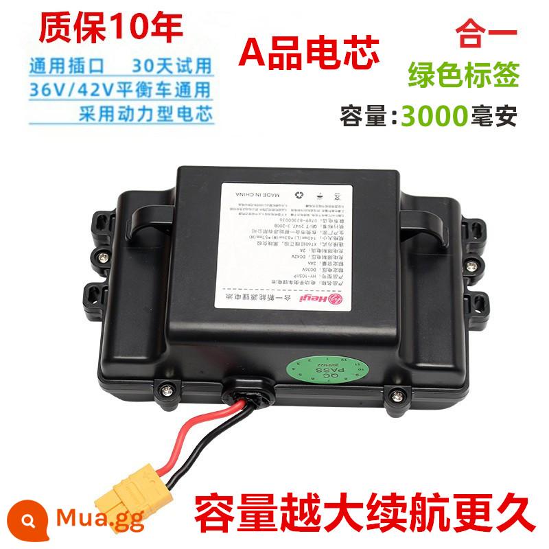 Pin lithium cân bằng xe hơi Arlang trong một pin xe điện xoắn hai bánh 36V phổ thông 42V công suất lớn nguyên bản - Nguồn chống cháy nổ ABS 36V nguyên bản mức độ an toàn tuyệt vời [công suất 3.0AH]