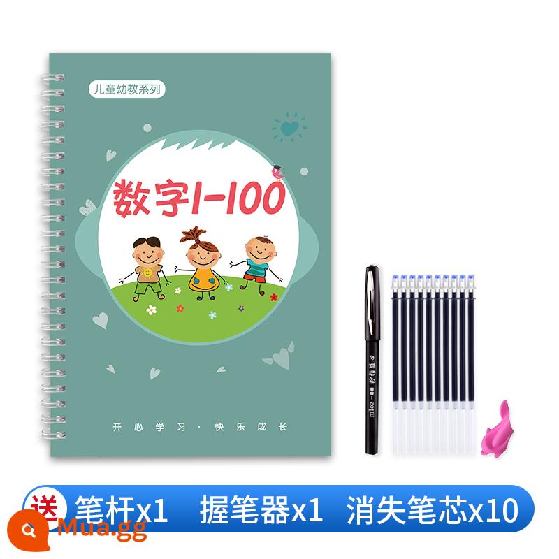 Trẻ em tên thực hành copybook rãnh tên tùy chỉnh bài tập copybook nhãn dán đặc biệt mẫu giáo kiểm soát bút đào tạo giới thiệu - Sách luyện thư pháp rãnh số