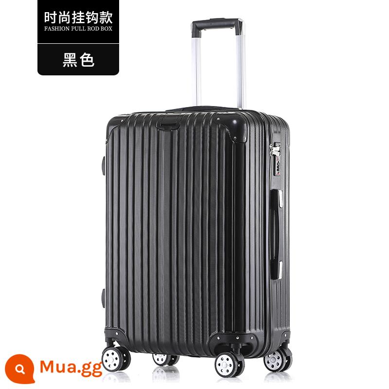 Vali nữ bền đẹp tân sinh viên nội trú mật khẩu vali nhỏ 20 inch vali da xe đẩy nam - Thời trang đen/918