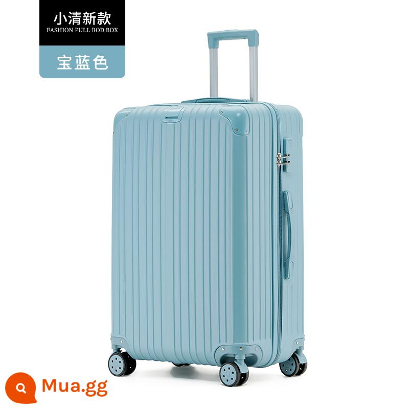 Vali nữ bền đẹp tân sinh viên nội trú mật khẩu vali nhỏ 20 inch vali da xe đẩy nam - Kẹo màu xanh thời trang/918