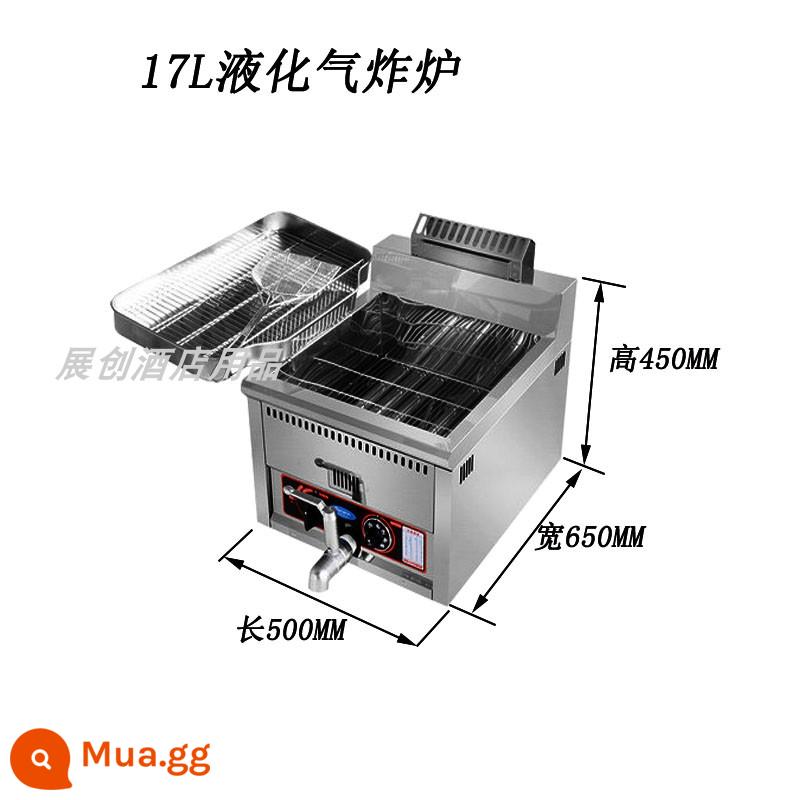 Marupin/Nồi chiên Marupin/Yanghan/Lò chiên gà thương mại Chảo dầu Gas Zhengxin Chicken Chop Fryer - Nồi chiên gas hóa lỏng 17L