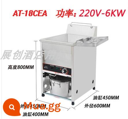 Marupin/Nồi chiên Marupin/Yanghan/Lò chiên gà thương mại Chảo dầu Gas Zhengxin Chicken Chop Fryer - 220V/6KW AT-18CEA