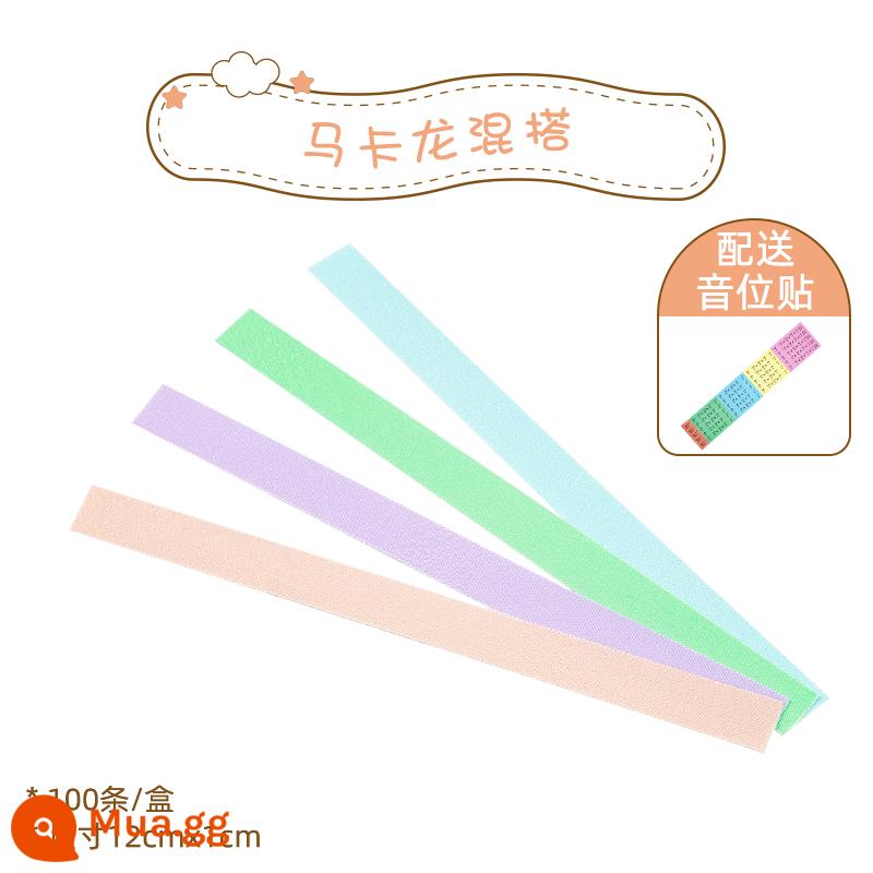 Loại bỏ Guzheng thạch cao dành cho trẻ em dành - Macaron không keo - 4 màu mix match (100 chiếc)